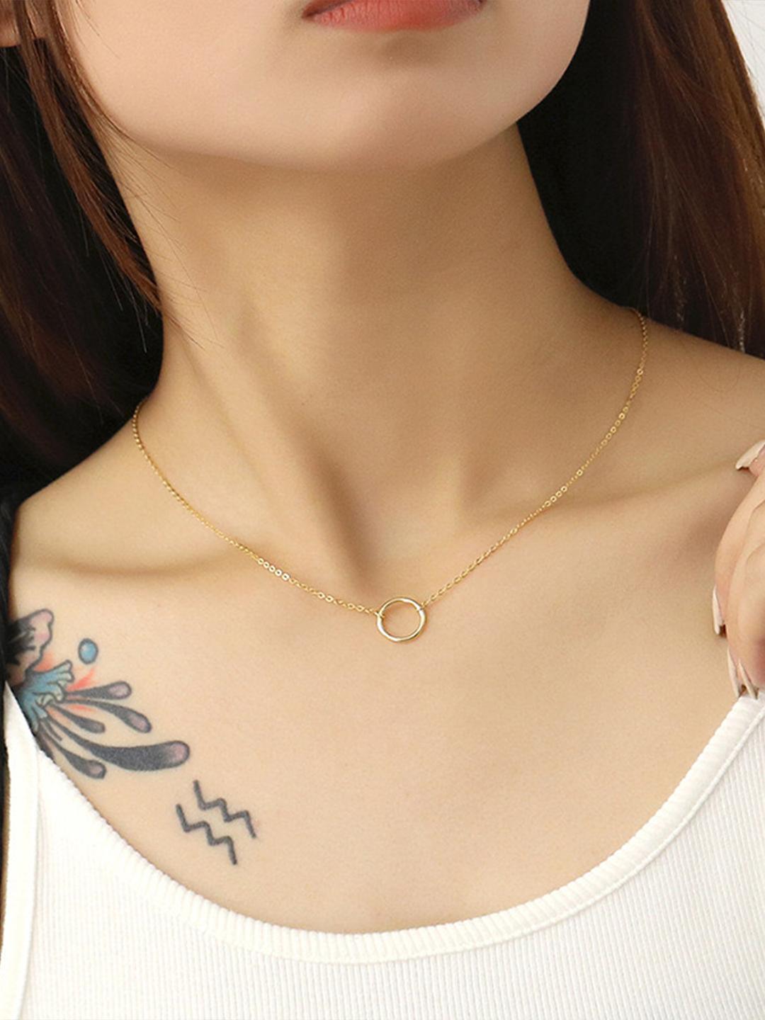 Gold Plated Stylish Necklace